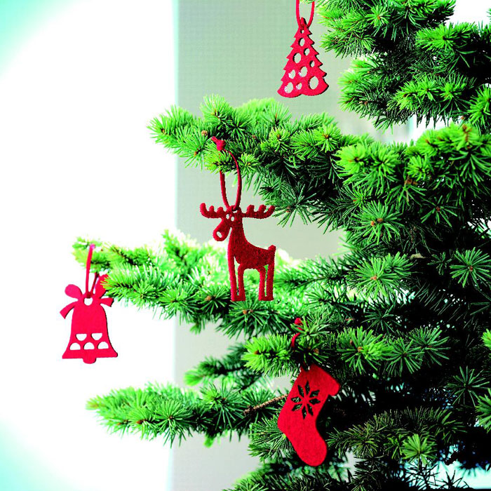 ROUGE 6 db filc karácsonyfadísz - Image 3