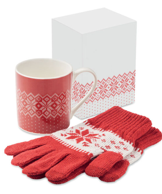 COPITO SET Téli bögre és kesztyű készlet