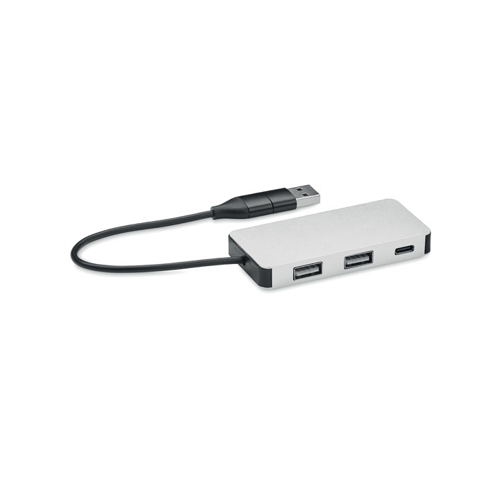 HUB-C 3 portos USB hub, 20 cm kábel - Image 7
