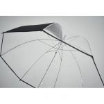 GOTA ⌀102cm/23″ átlátszó esernyő, hajlított markolat. - Image 5