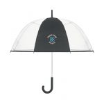 GOTA ⌀102cm/23″ átlátszó esernyő, hajlított markolat. - Image 4