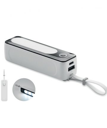 POWLIGHT 5000 mAh powerbank COB fénnyel