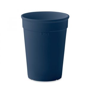 AWAYCUP PP rend.pohár 250 ml - Francia Tengerészkék