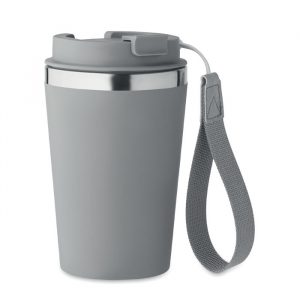 TOPAZ Duplafalú pohár 350 ml - Kőszürke
