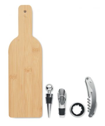 VINOVAULT SET Palack alakú boros készlet