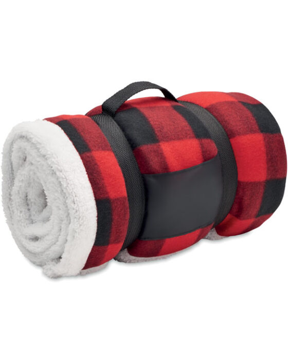 SHERMATT RPET sherpa fleece takaró