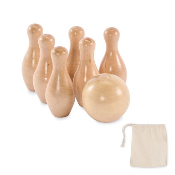 BOLITO Mini fenyőfa bowling szett