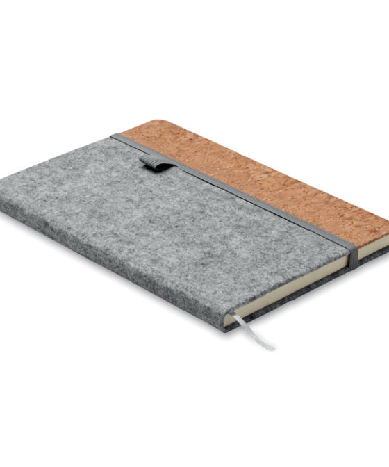 CORKBOOK A5 RPET filc és parafa notesz