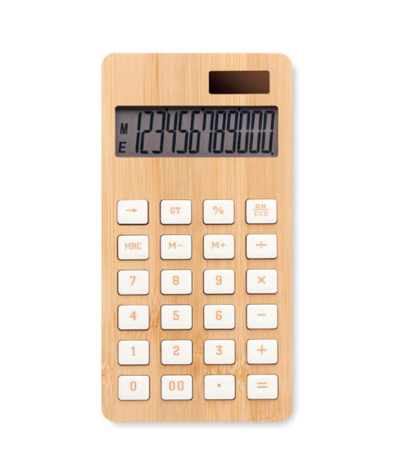 CALCUBIM 12 jegyű bambusz számológép