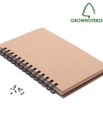 GROWNOTEBOOK™ A5 vonalas fenyő jegyzetfüzet