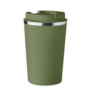 BRACE Duplafalú pohár, 350 ml - Sötétzöld