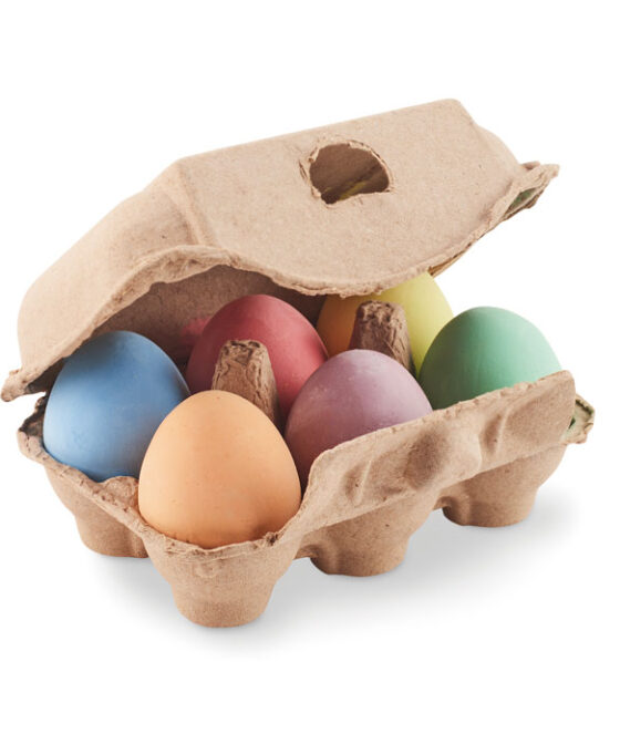 TAMAGO 6 aszfaltkréta tojástartóban