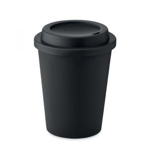 NOLA Duplafalú PP pohár 300 ml - Fekete