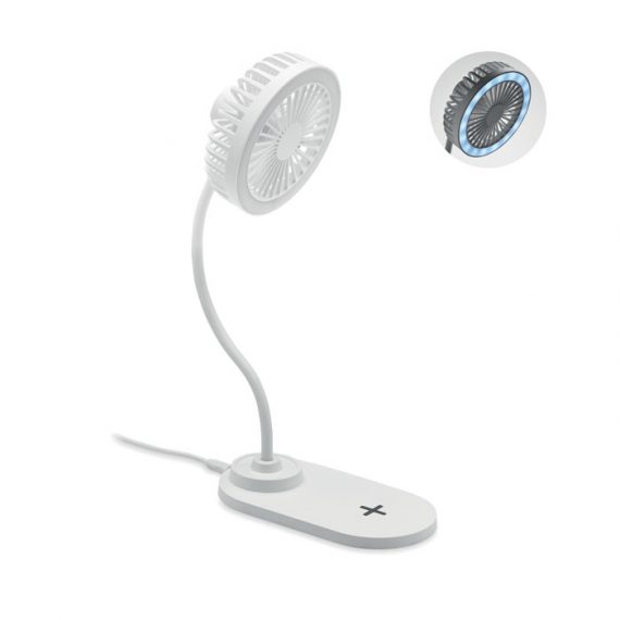VIENTO Asztali töltő ventilátorral