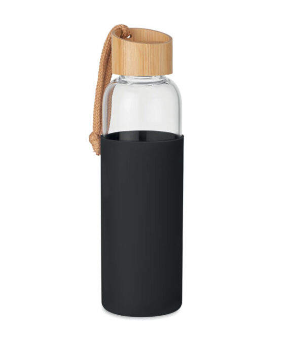 CHAI Üveg palack szilikon tok,500ml