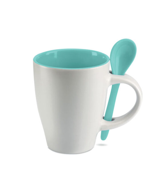 DUAL Csésze kiskanállal, 250 ml