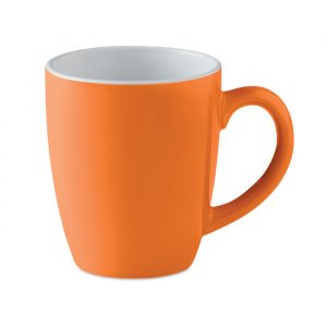 COLOUR TRENT Színes kerámia bögre, 290 ml - Narancssárga