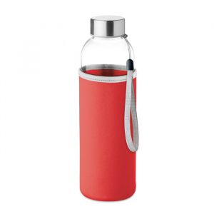 UTAH GLASS Üveg palack 500 ml - Piros