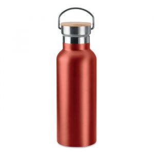 HELSINKI Duplafalú termosz, 500 ml - Piros