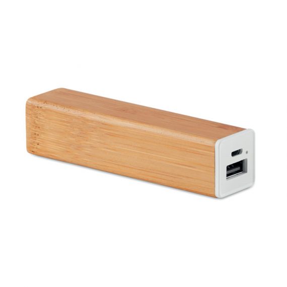 POWERBAM 2200 mAh bambusz powerbank