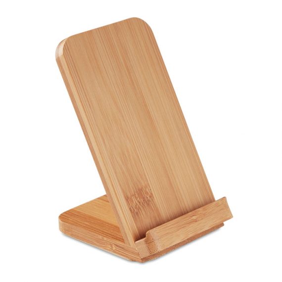 WIRESTAND Bambusz vezeték nélk. töltő 5W