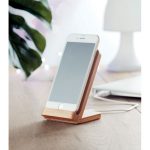 WIRESTAND Bambusz vezeték nélk. töltő 5W - Image 5