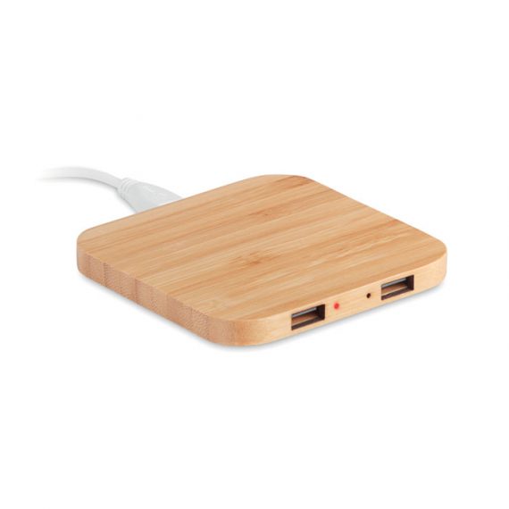 CUADRO Bambusz vezeték nélk. töltő 5W