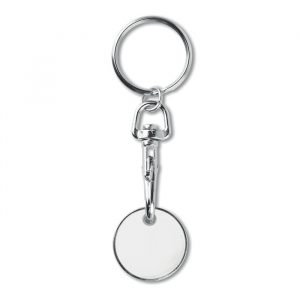TOKENRING Érmés kulcstartó (EUR) - Fehér