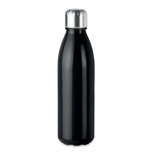ASPEN GLASS Üveg palack, 650 ml - Fekete