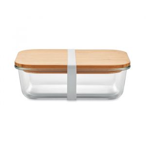 TUNDRA LUNCHBOX Üveg/bambusz uzsonnás doboz