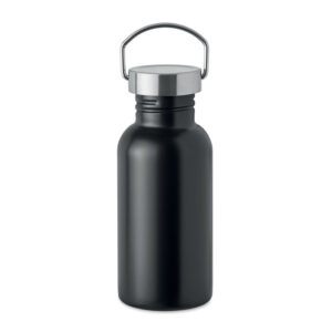 FLORENCE SING Szimplafalú palack 500 ml - Fekete