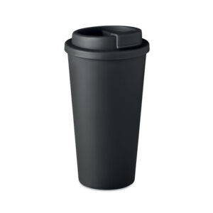 TUESDAY Duplafalú pohár 450 ml - Fekete