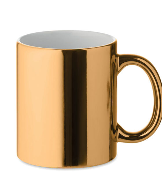 HOLLY Kerámia bögre metál 300 ml