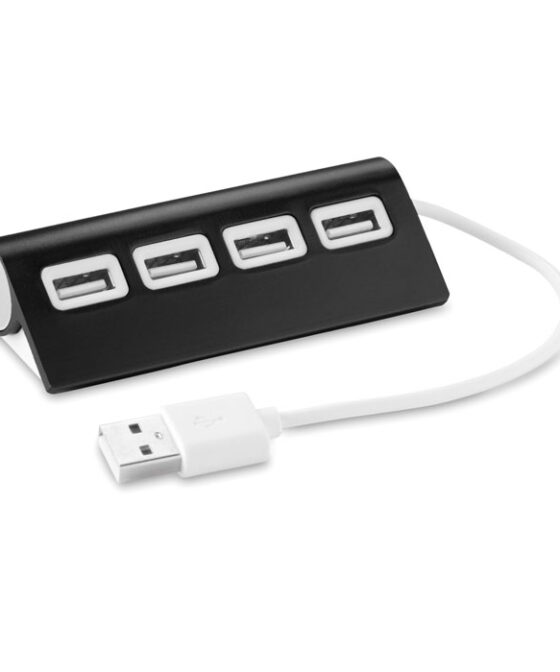 ALUHUB 4 portos USB elosztó