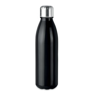 ASPEN GLASS Üveg palack, 650 ml - Fekete