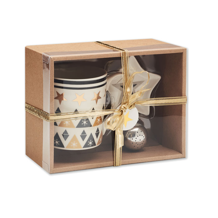 UNIQUE Bögre, mini tányér és teatojás