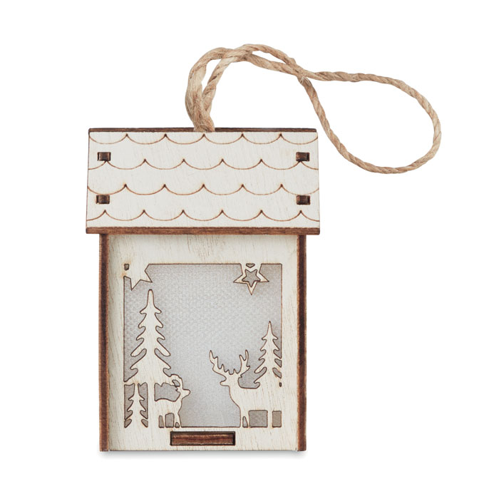 PONIA Fa házikó fénnyel - Image 3