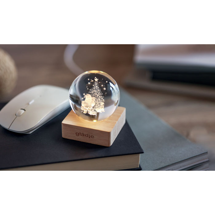 SANTA LIGHT Karácsonyi LED kristálygömb - Image 4