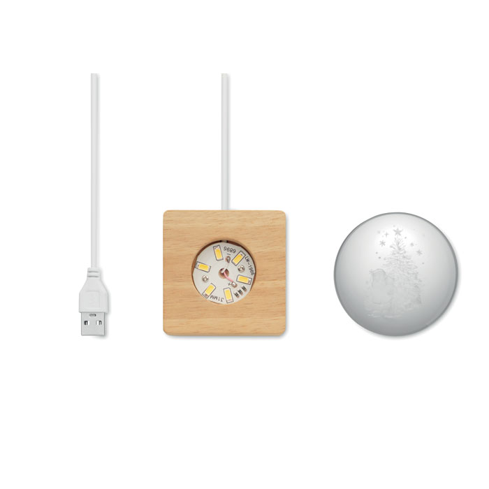 SANTA LIGHT Karácsonyi LED kristálygömb - Image 2