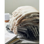 QUET Kockás mohair-PES takaró - Image 16