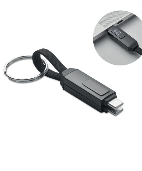 KEYSTO 60W töltőkábel kulcstartó
