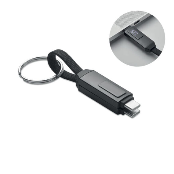 KEYSTO 60W töltőkábel kulcstartó