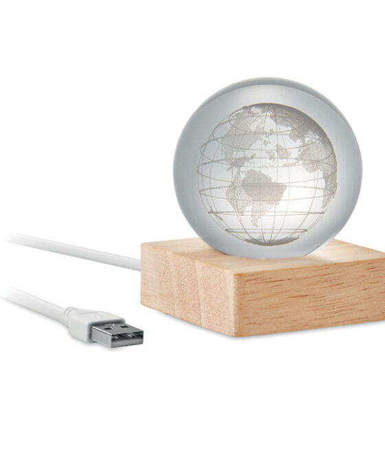 GLOBE LIGHT LED földgömb üveggömb