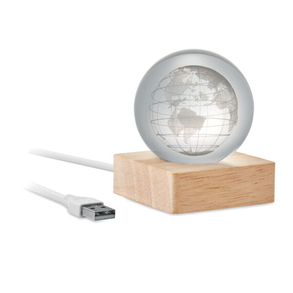 GLOBE LIGHT LED földgömb üveggömb