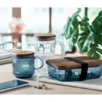 VITRIO MUG Bordázott üveg bögre 300 ml - Image 3
