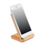 WIRESTAND Bambusz vezeték nélk. töltő 5W - Image 3