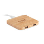 CUADRO Bambusz vezeték nélk. töltő 5W - Image 3