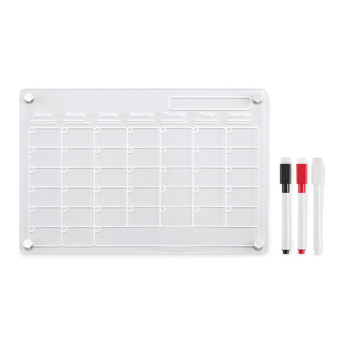 PLANIT Mágneses akril havi tervező