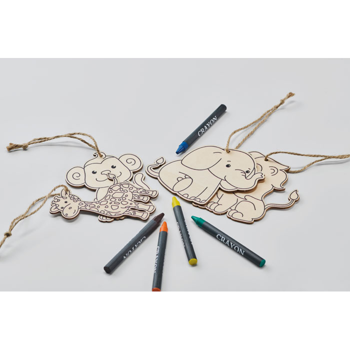 THEZOO Fa színezhető függődísz szett - Image 6