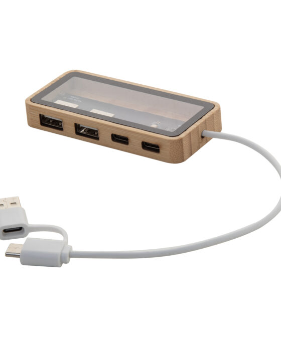 Átlátszó USB hub